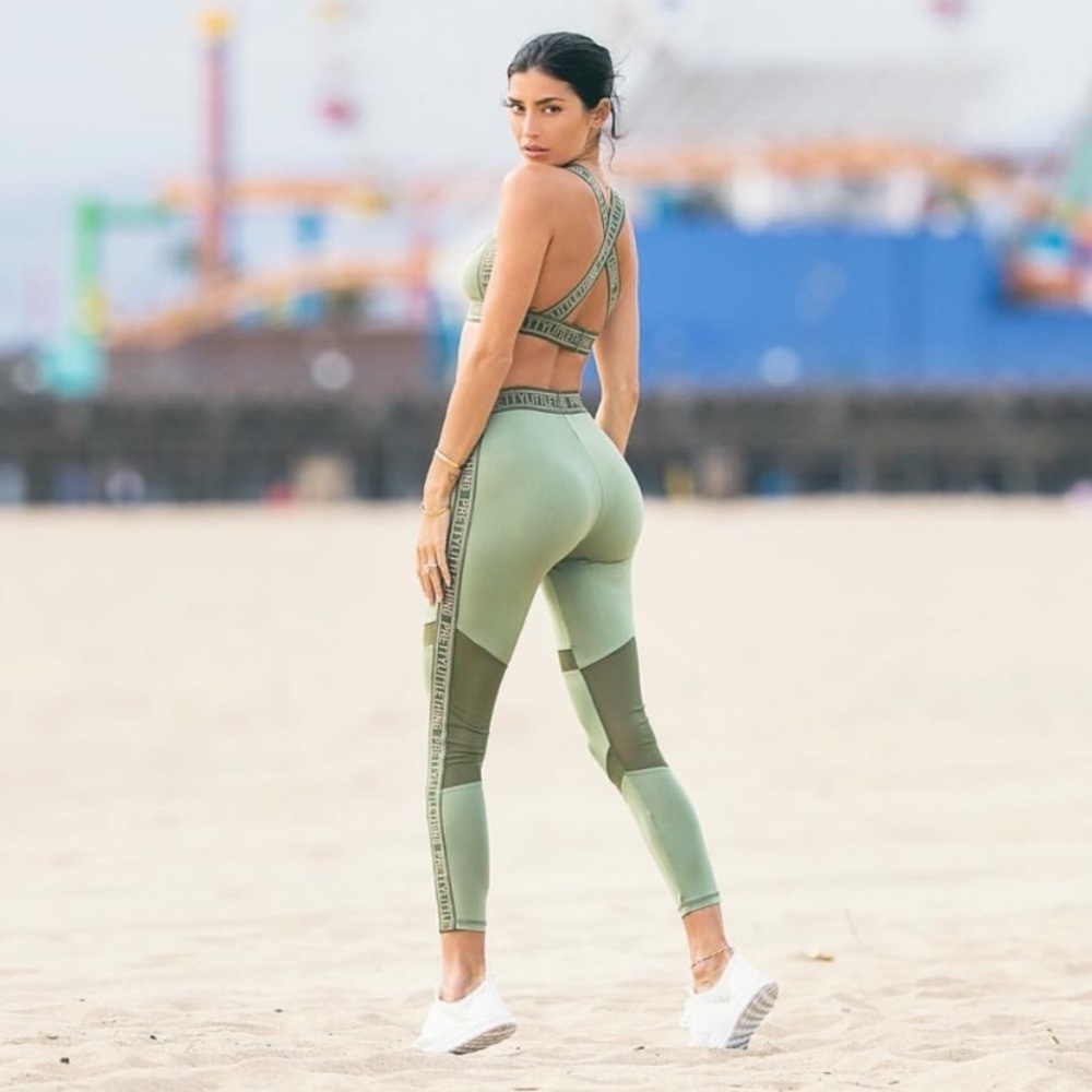 Banded workout leggings by PLT